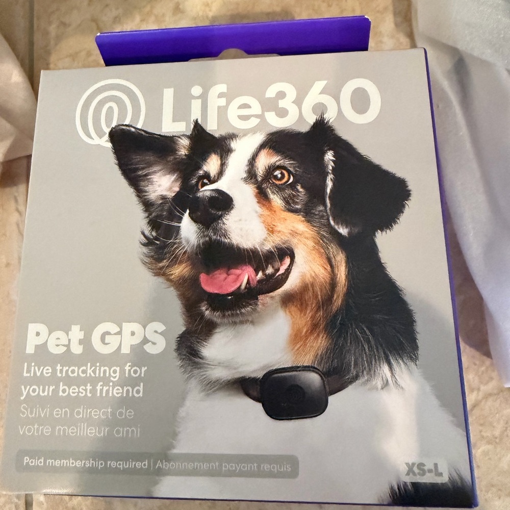Pet GPS Dog Collar - Black
